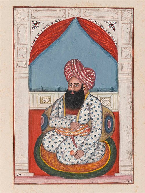 Portrait of Ayub Shah Durrani