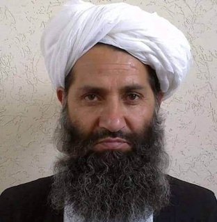 Portrait of Hibatullah Akhundzada